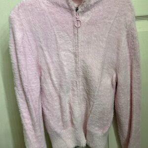 Forever 21 Light Pink Fuzzy Sweater